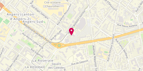 Plan de Chez Husko, place du Chapeau de Gendarme, 49000 Angers