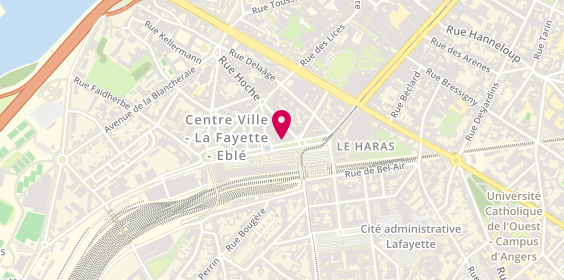 Plan de L'Express, 18 avenue Denis Papin, 49100 Angers