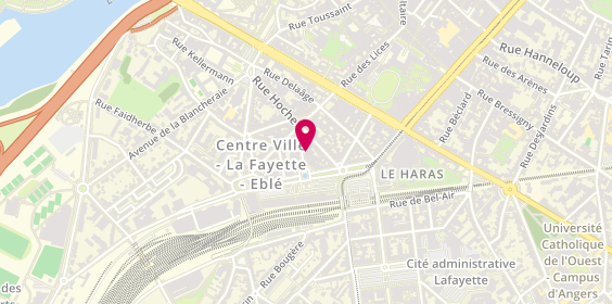 Plan de Croq Express, 11 Rue de la Gare, 49100 Angers