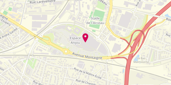 Plan de La Croissantiere, Centre Commercial Espace Anjou, 49000 Angers