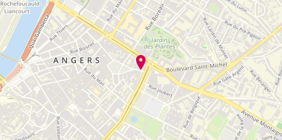 Plan de Chez Amine, 53 Rue Jules Guitton, 49100 Angers