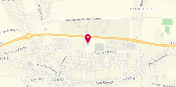 Plan de Carrefour Contact, 11 Rue de Bellevue, 49630 Loire-Authion