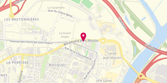 Plan de Le Moulin des K'Pucins, 29 Boulevard Jean Moulin, 49100 Angers