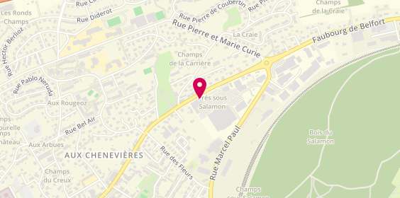 Plan de O'malo, Centre Commercial E.leclerc - Zone Aménagement en Salomon
Rue Marcel Paul, 70400 Héricourt