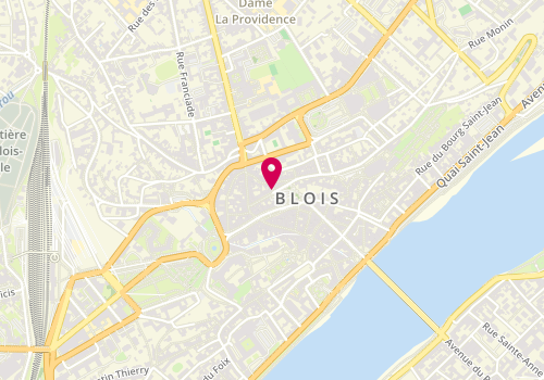 Plan de Pat’bol Blois, 14 Rue Saint-Honoré, 41000 Blois