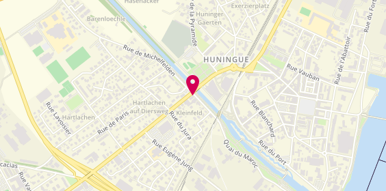 Plan de Cafe Central, 7 Rue de Saint-Louis, 68330 Huningue