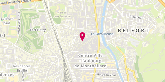 Plan de Lyly's Bagel, 3 Rue Pierre Proudhon, 90000 Belfort