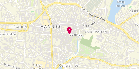 Plan de Le Sixtine, 17/19 Rue Saint-Guenhaël, 56000 Vannes