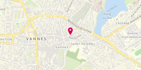 Plan de Café des loulous, 4 Rue Saint-Patern, 56000 Vannes