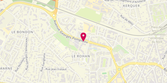 Plan de M'joy Café, 9 avenue Georges Pompidou, 56000 Vannes
