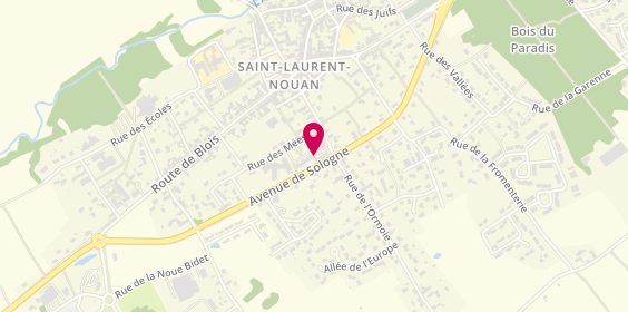 Plan de Le Tassili, 10 Place de la Halle, 41220 Saint-Laurent-Nouan