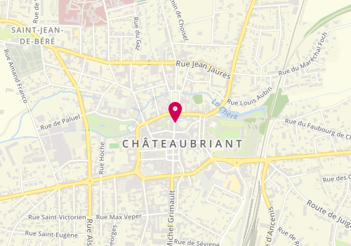 Plan de Restaurant Chorouk, 9 Rue Aristide Briand, 44110 Châteaubriant