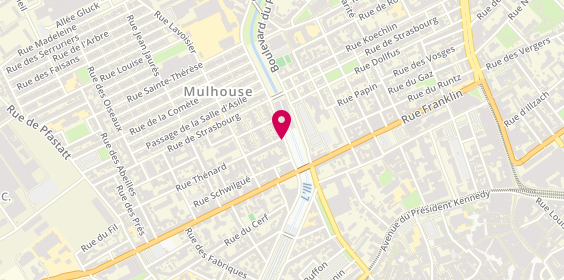 Plan de Le 187 - Mulhouse, 1 Rue Thénard, 68200 Mulhouse