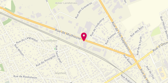 Plan de Domino's Pizza Rixheim, 29 D Rue de Mulhouse, 68170 Rixheim