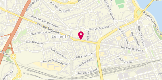 Plan de Le Tantuni, 139 Rue Paul Guieysse, 56100 Lorient