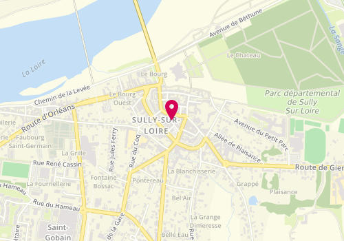 Plan de Sully Kebab, 1 Rue des Huiliers, 45600 Sully-sur-Loire