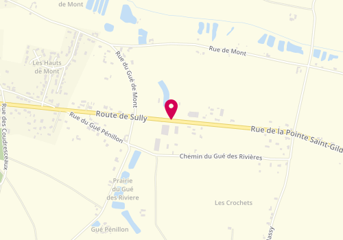 Plan de CHAUVETTE Blandine, 162 Route de Sully, 45600 Guilly