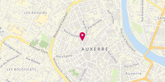 Plan de Délices de Pacha, 58 Rue de Paris, 89000 Auxerre