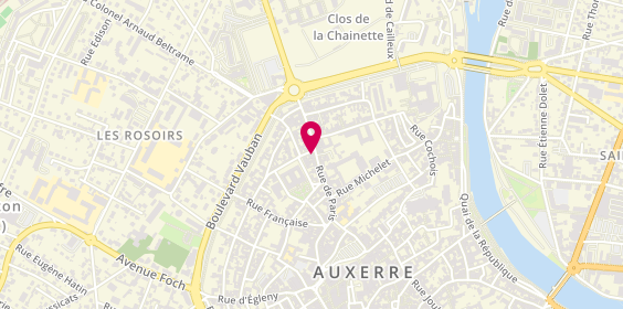 Plan de Why Not, 113 Rue de Paris, 89000 Auxerre
