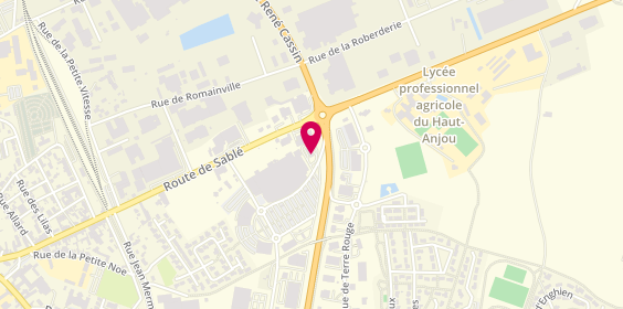 Plan de Mcdonald's, Avenue Georges Pompidou Zone Artisanale de la Fougetterie, 53200 Château-Gontier-sur-Mayenne