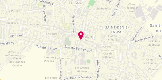 Plan de Diony's Pizz, 130 Rue de Melleray, 45560 Saint-Denis-en-Val