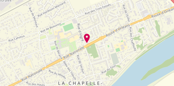 Plan de Bodrum, 130 Route d'Orléans, 45380 La Chapelle-Saint-Mesmin