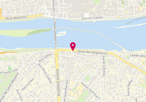 Plan de Restaurant au Sable de Loire, 16 Quai des Augustins, 45100 Orléans