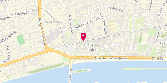 Plan de La Rose Bleue, 105 Rue Faubourg Madeleine, 45000 Orléans