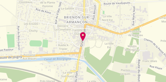 Plan de Le bosphore kebab, 39 Grande Rue, 89210 Brienon-sur-Armançon