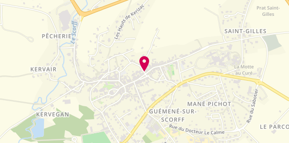 Plan de Crêperie des Rohan, 24 Rue Bisson, 56160 Guémené-sur-Scorff