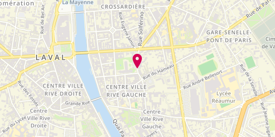 Plan de La Galette du Couesnon, 31 Place Jean Moulin, 53000 Laval