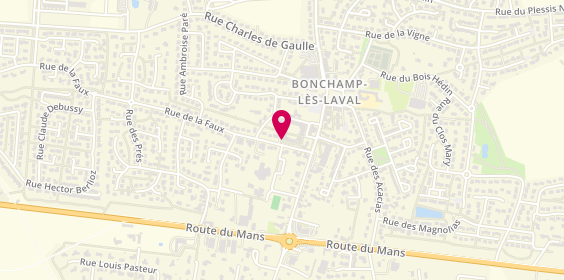 Plan de Le Bonchamp'Dwich, Rue de la Faux, 53960 Bonchamp-lès-Laval