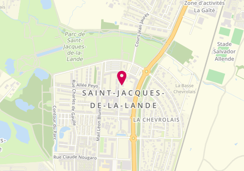 Plan de O-Délice, 21 Cr Camille Claudel, 35136 Saint-Jacques-de-la-Lande