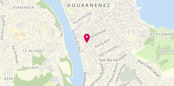 Plan de O'delices Restaurant, 53 Rue Duguay Trouin, 29100 Douarnenez