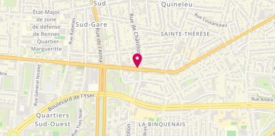 Plan de La Fringale, 127 Boulevard Georges Clemenceau, 35200 Rennes
