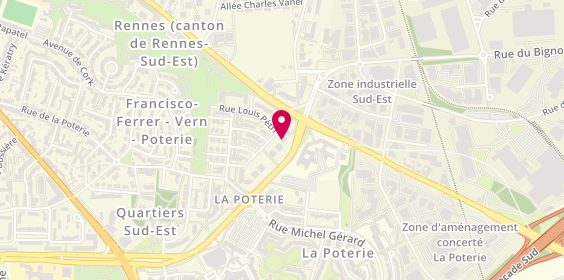 Plan de 2BRS, 26 Rue Louis Pétri, 35200 Rennes