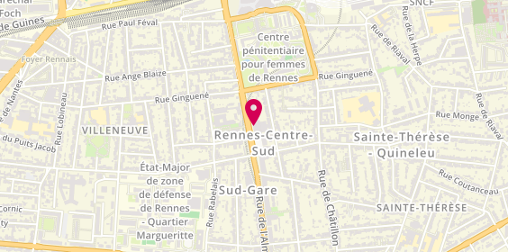 Plan de Carrefour City, 49 Rue de l'Alma, 35000 Rennes