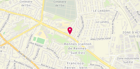 Plan de Au Quotidien, 141 Rue de Châteaugiron, 35000 Rennes