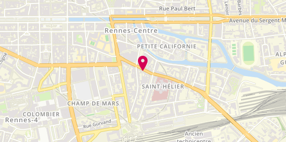 Plan de Papi Pierre, 30 Rue Saint-Hélier, 35000 Rennes