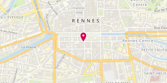 Plan de Sushi Shop, 8 Rue de Nemours, 35000 Rennes