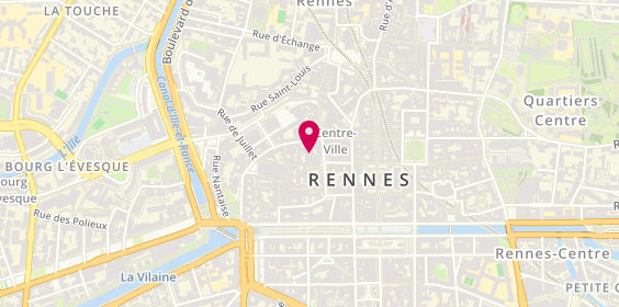 Plan de Poutinebros, 17 Rue de Penhoet, 35000 Rennes