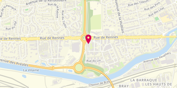 Plan de Mc Donald's, 49 Rue de Rennes B, 35510 Cesson-Sévigné