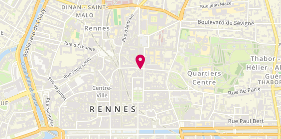 Plan de Les Burgers de Colette, 18 Rue de Bertrand, 35000 Rennes