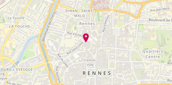Plan de LA Baraka, 21 Rue Saint-Michel, 35000 Rennes