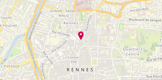 Plan de Ethnic Food, 3 place Sainte-Anne, 35000 Rennes