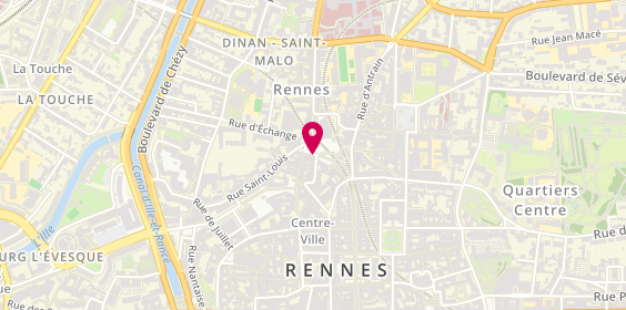 Plan de Deiz Mat Burger, 15 place Sainte-Anne, 35000 Rennes