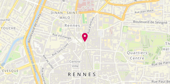 Plan de Subway, 1 place Sainte-Anne, 35000 Rennes