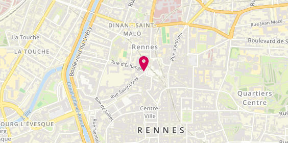 Plan de Aux P'tits Oignons, 17 Place Sainte Anne, 35000 Rennes
