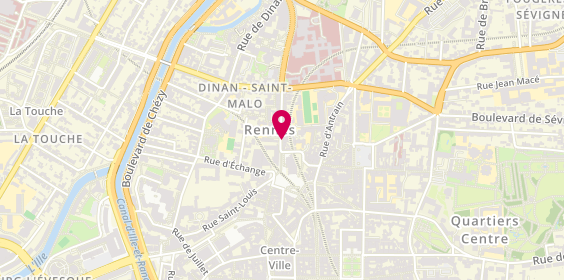 Plan de Le Café des Jacobins, 8 Rue Saint-Malo, 35000 Rennes