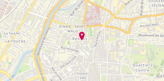 Plan de Domino's Rennes - Centre, 3 Rue Saint-Malo, 35000 Rennes